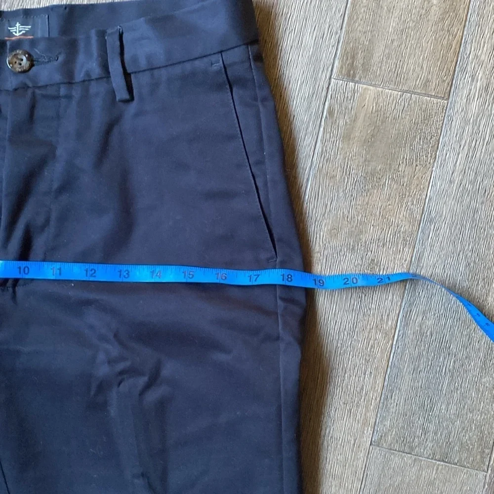 Black Dockers, slim fit, size 29W/30L